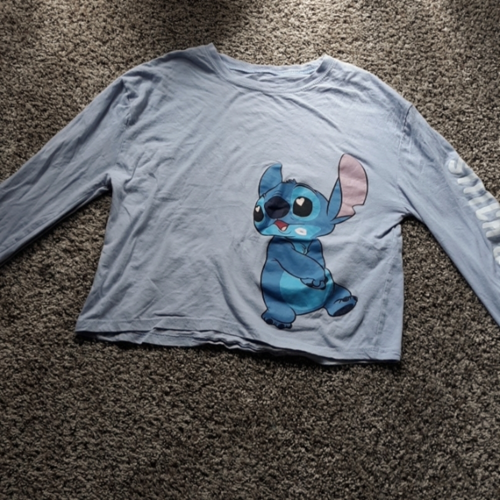 Long sleeve stitch and angel shirt ,